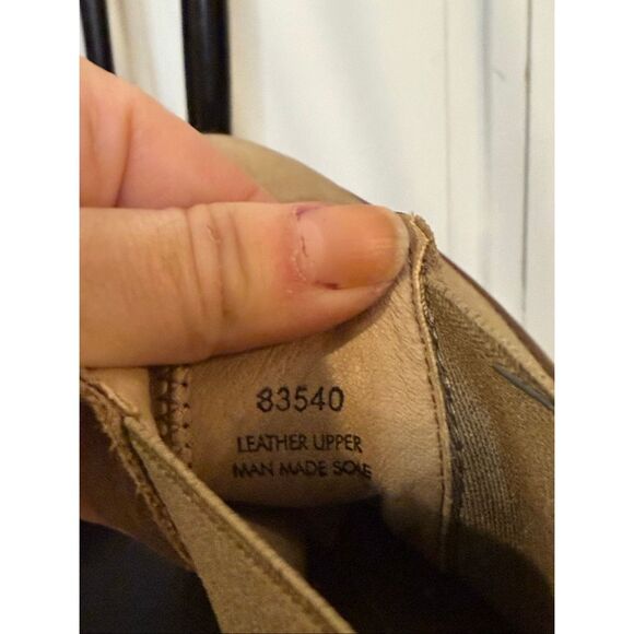 Enzo Tesoti Excellent Condition tan suede Chelsea boots size 40 - Picture 5 of 11